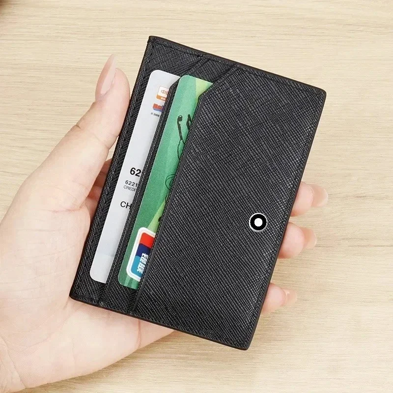 Leather X - Busine Sle Card Holder Wallet Men