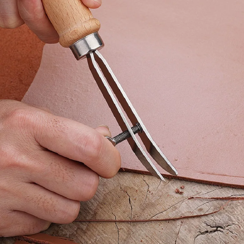 DIY Adjustable Leather Edge Cr – Groover Stitching Tool recenzja i cena