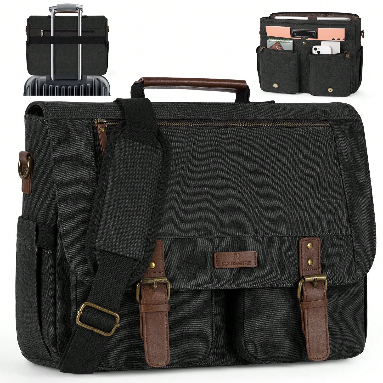 Vintage Men's Messenger Bag, 1 – Vintage Leatherwork recenzja i cena