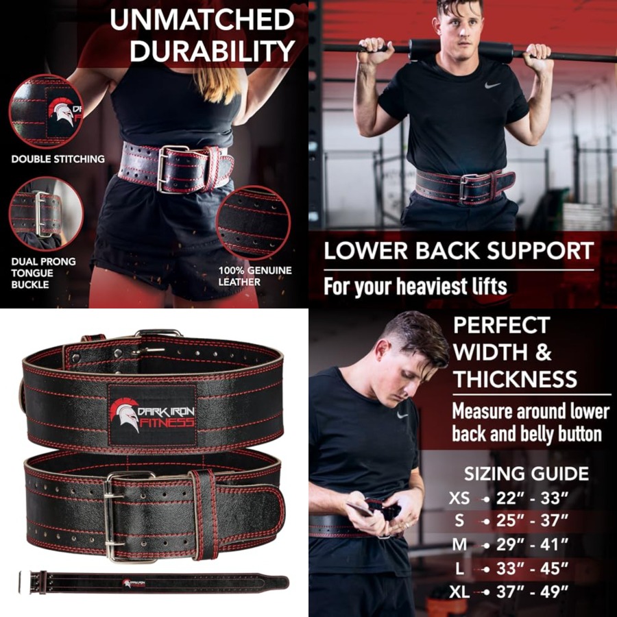 Genuine Leather Weightlifting  – Leather Workout Belt recenzja i cena