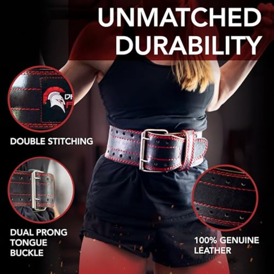 Genuine Leather Weightlifting  – Leather Workout Belt recenzja i cena