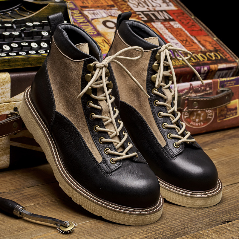 Men's Short Toe Work Boots, Am – Vintage Leatherwork recenzja i cena