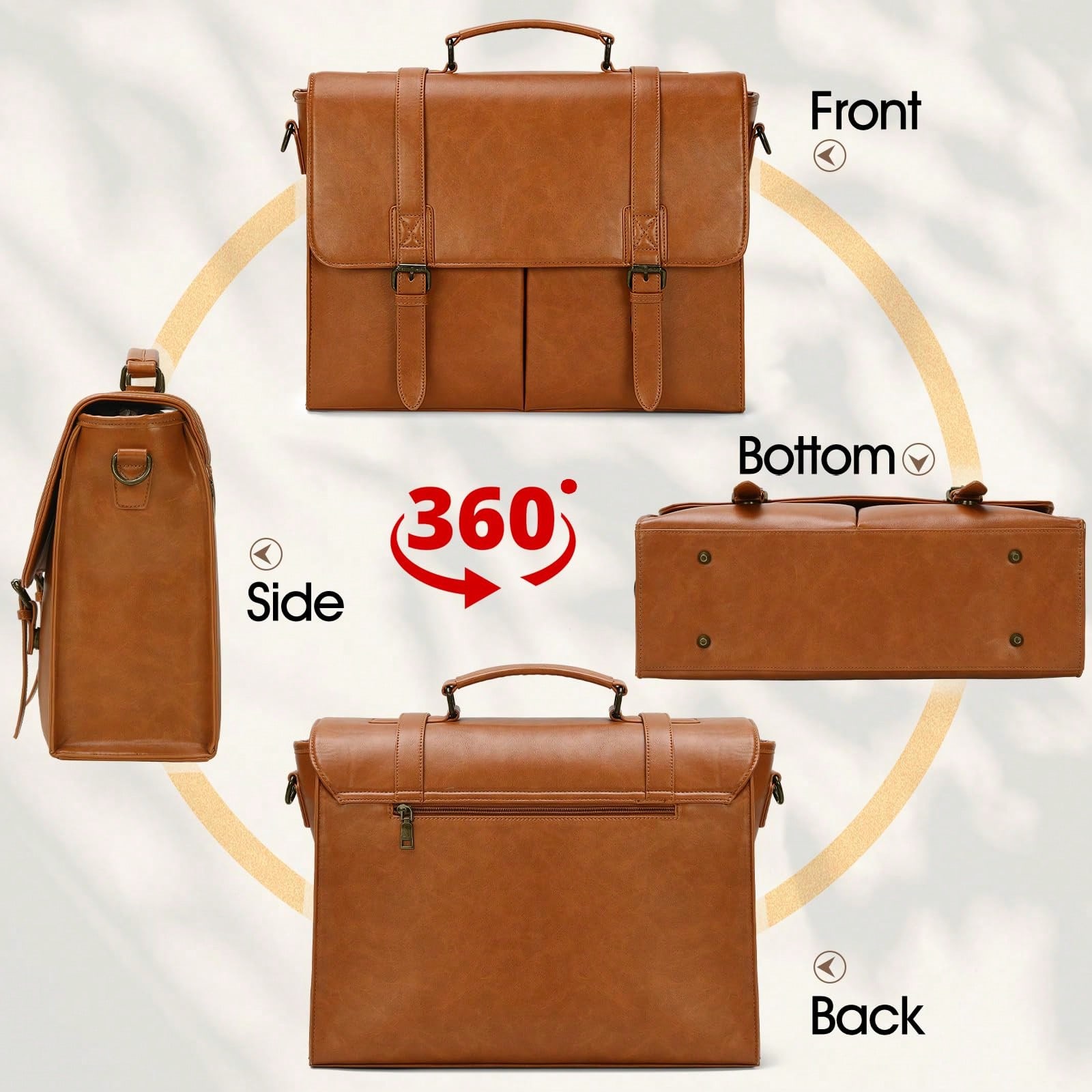 Messenger Bag For Men 15.6 Inc – Vintage Leatherwork recenzja i cena
