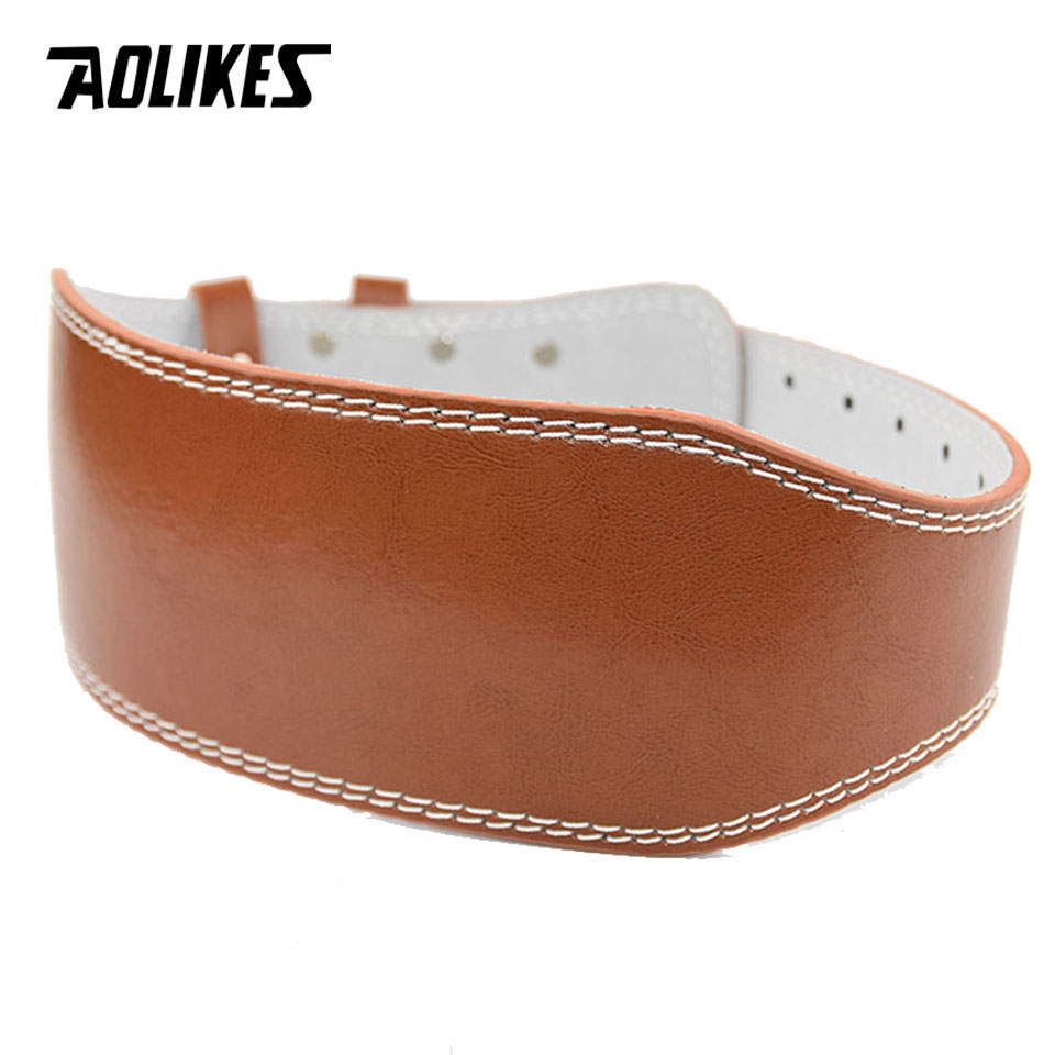 AOLIKES New Wide Weightlifting – Leather Workout Belt recenzja i cena