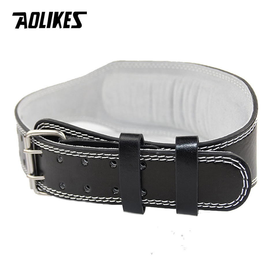 AOLIKES New Wide Weightlifting – Leather Workout Belt recenzja i cena