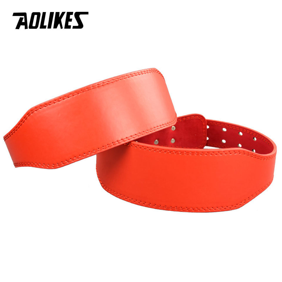 AOLIKES New Wide Weightlifting – Leather Workout Belt recenzja i cena