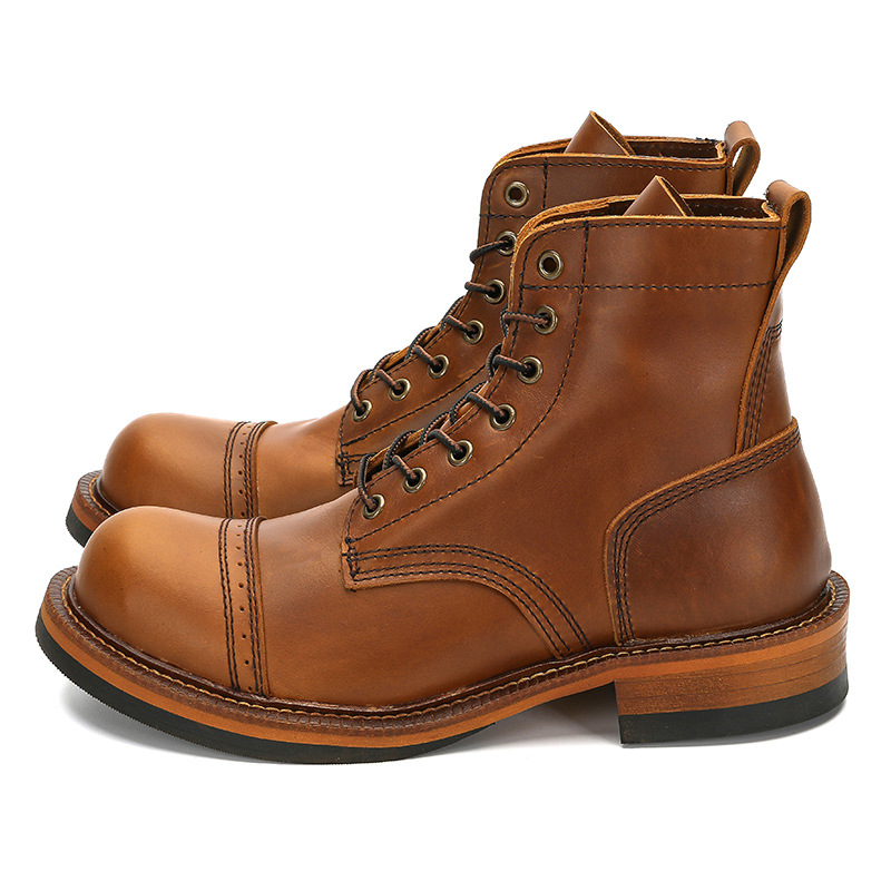 Men's Genuine Leather Motorcyc – Vintage Leatherwork recenzja i cena