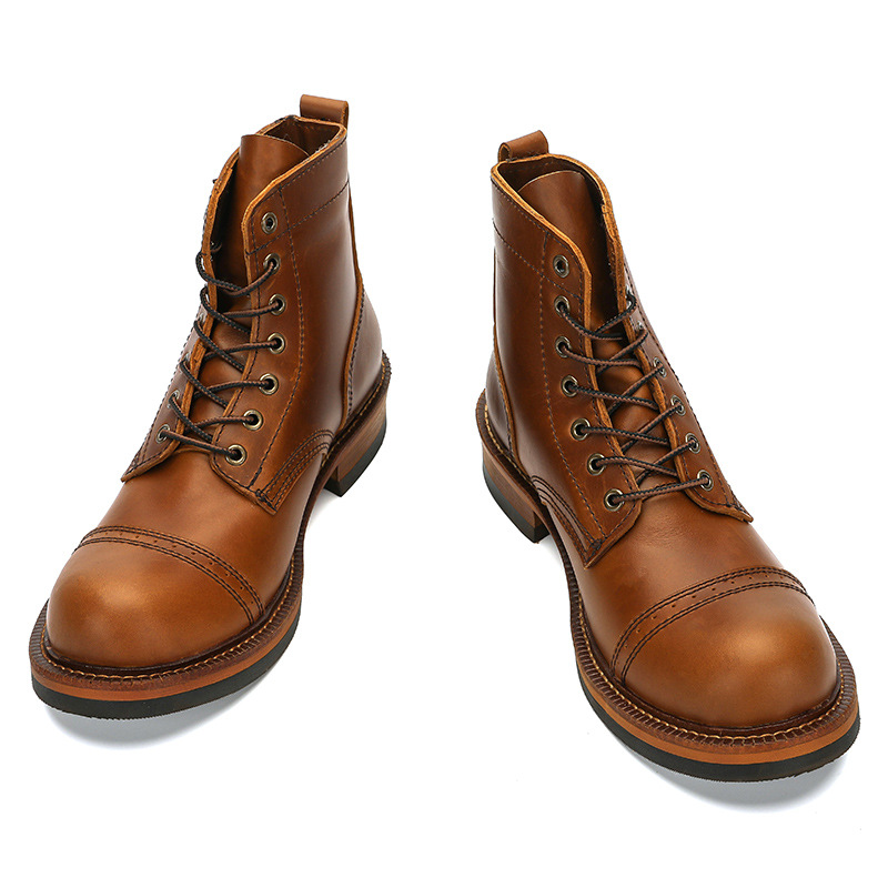 Men's Genuine Leather Motorcyc – Vintage Leatherwork recenzja i cena