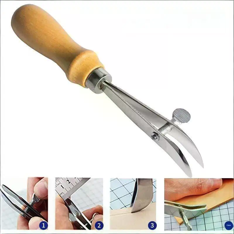 DIY Leathercraft Tool Adjustab – Groover Stitching Tool recenzja i cena