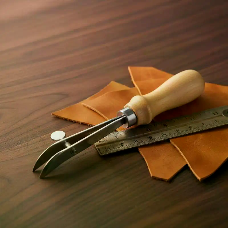 DIY Leathercraft Tool Adjustab – Groover Stitching Tool recenzja i cena