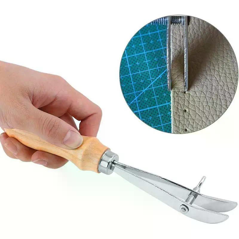 DIY Leathercraft Tool Adjustab – Groover Stitching Tool recenzja i cena