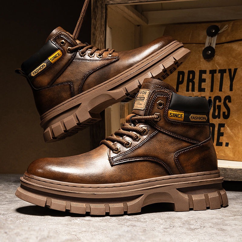 Vintage Men Platform Ankle Boo – Vintage Leatherwork recenzja i cena