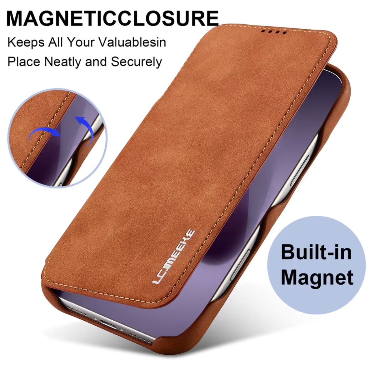 Leather Wallet Magnetic Flip C – Leather X recenzja i cena