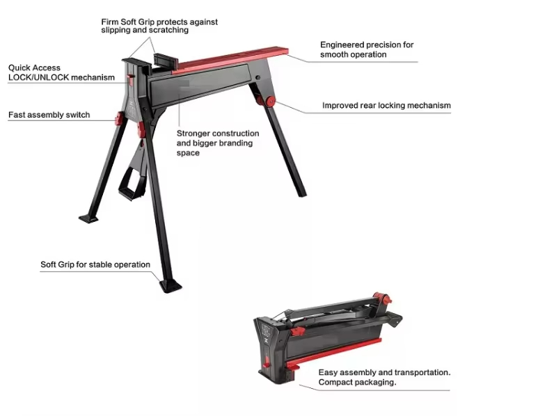 Folding Saw Horse Work Table P – Leatherwork Bench recenzja i cena