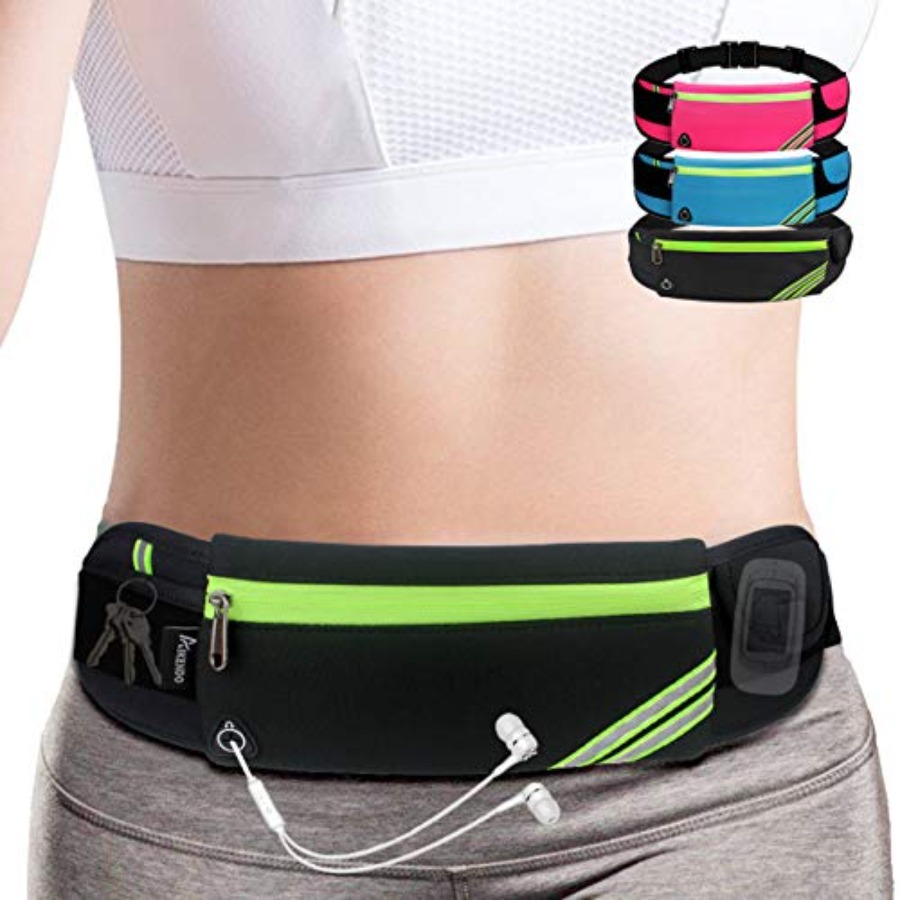 Slim Running Belt Fanny Pack,  – Leather Workout Belt recenzja i cena