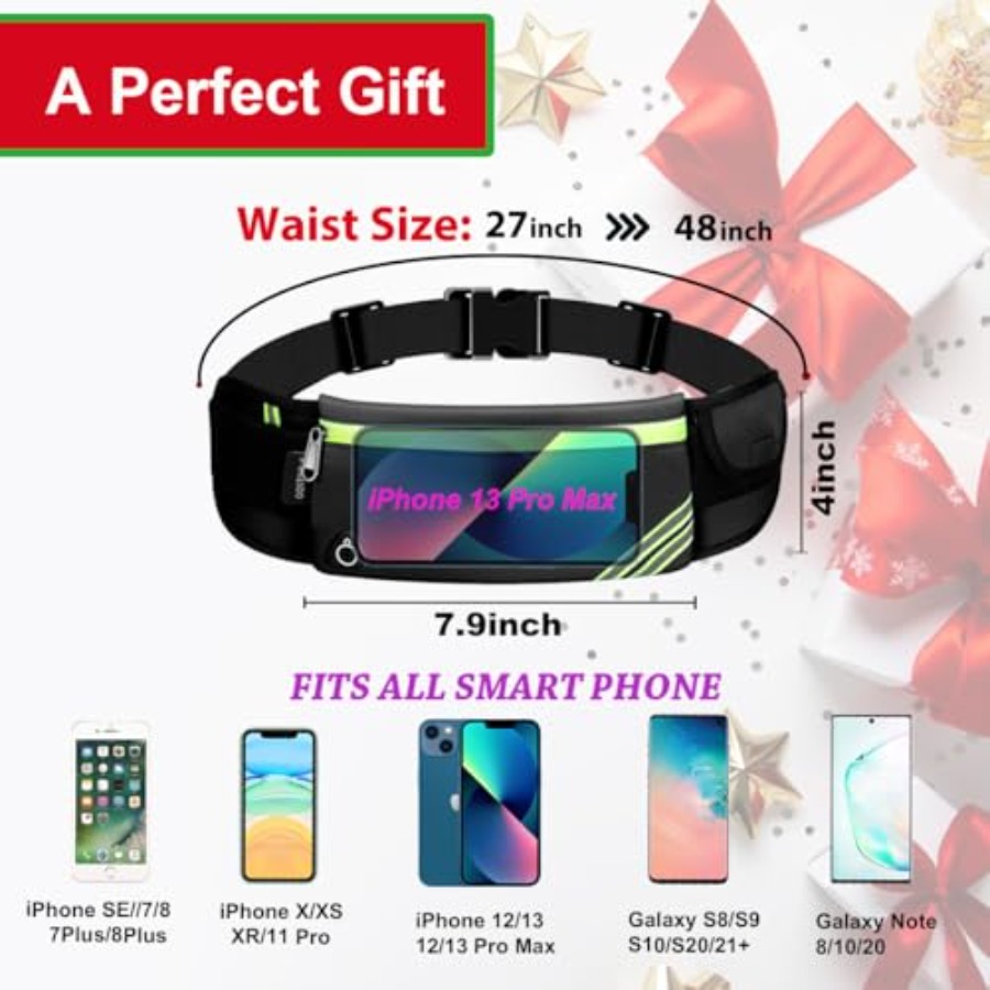 Slim Running Belt Fanny Pack,  – Leather Workout Belt recenzja i cena