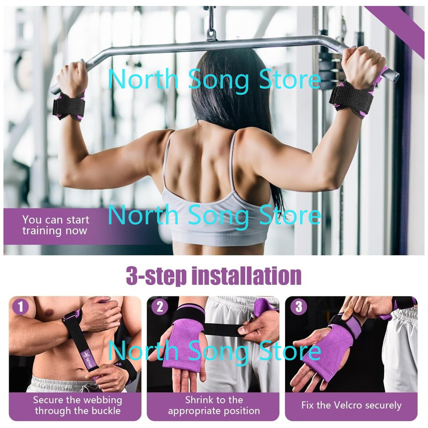 Wrist Straps for Weightlifting – Leather Workout Belt recenzja i cena