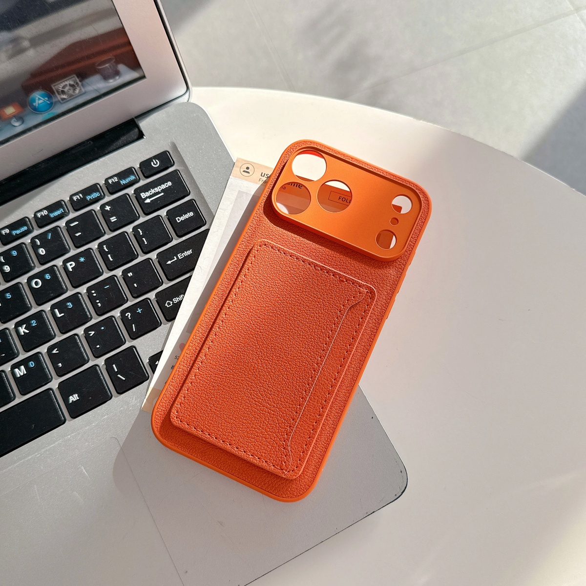 Leather Orange Color Card Hold – Leather X recenzja i cena