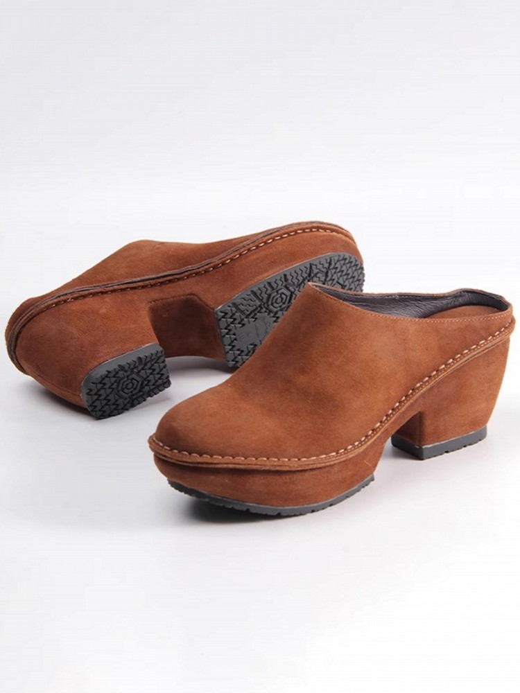 Vintage Women Thick Platform B – Vintage Leatherwork recenzja i cena