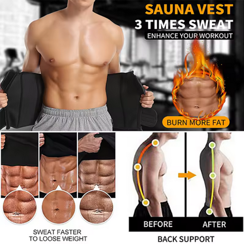 Men's Slimming Belt Waist Trai – Leather Workout Belt recenzja i cena