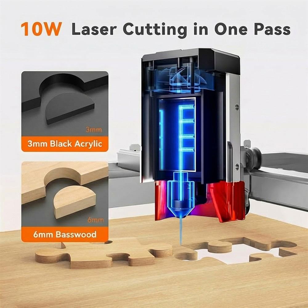 TOOCAA L2 10W AI Desktop Laser – Leatherwork Classes recenzja i cena