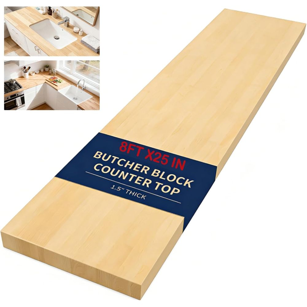 8ft Butcher Block Countertop,  – Leatherwork Bench recenzja i cena