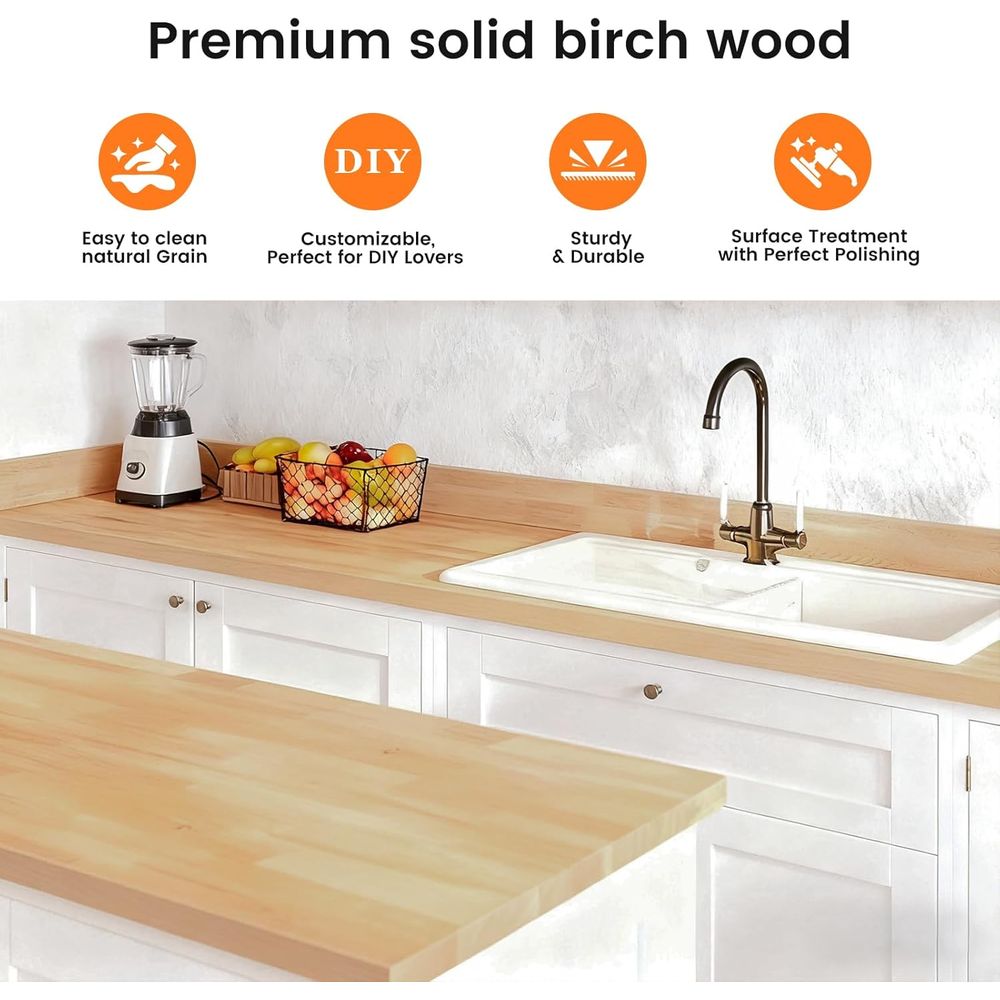8ft Butcher Block Countertop,  – Leatherwork Bench recenzja i cena