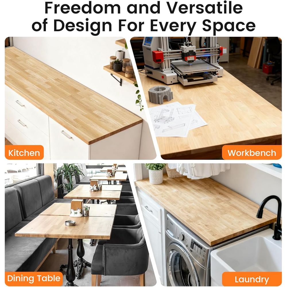 8ft Butcher Block Countertop,  – Leatherwork Bench recenzja i cena