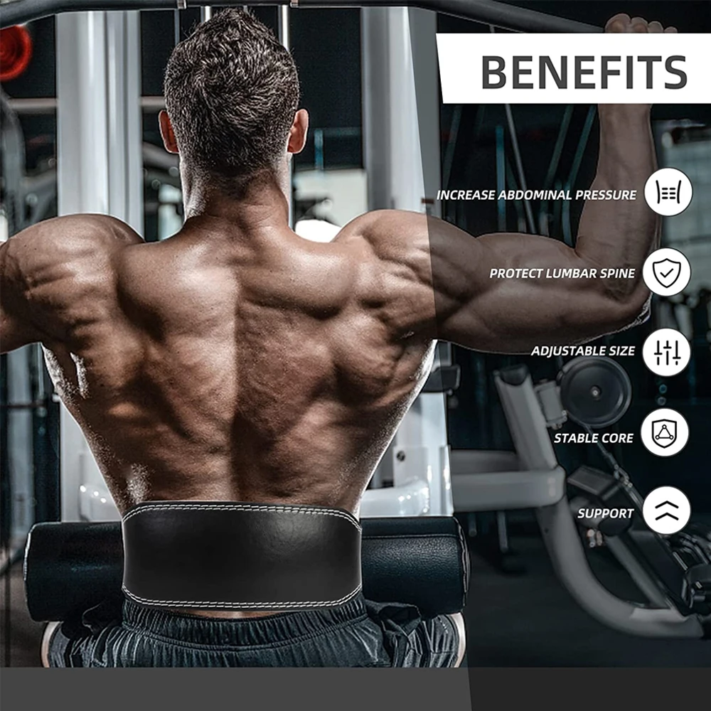 Leather Fitness Weight Lifting – Leather Workout Belt recenzja i cena